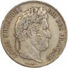 5 Francs Louis-Philippe Ier Tête Laurée Tranche En Relief