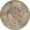 5 Francs Louis-Philippe Ier Tête Laurée Tranche En Relief