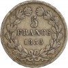 5 Francs Louis-Philippe Ier Tête Laurée Tranche En Relief