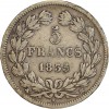 5 Francs Louis-Philippe Ier Tête Laurée Tranche En Relief