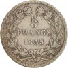 5 Francs Louis-Philippe Ier Tête Laurée Tranche En Relief