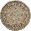 5 Francs Louis-Philippe Ier Tête Laurée Tranche En Relief