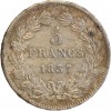 5 Francs Louis Philippe Ier Tête laurée Tranche en Relief