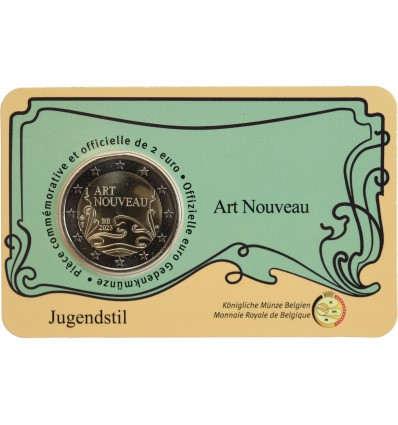 2 Euros Belgique 2023 Légende Française - Art Nouveau