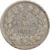 5 Francs Louis-Philippe Ier Tête Laurée Tranche En Relief