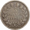 5 Francs Louis-Philippe Ier Tête Laurée Tranche En Relief