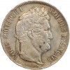 5 Francs Louis Philippe Ier Tête laurée Tranche en Relief