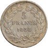 5 Francs Louis Philippe Ier Tête laurée Tranche en Relief