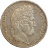 5 Francs Louis-Philippe Ier Tête Laurée Tranche En Relief