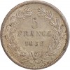 5 Francs Louis-Philippe Ier Tête Laurée Tranche En Relief