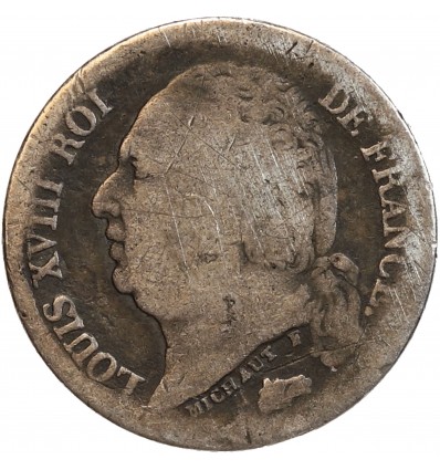 1/2 Franc Louis XVIII