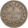 5 Francs Louis-Philippe Ier Tête Laurée Tranche En Relief