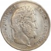 5 Francs Louis Philippe Ier Tête laurée Tranche en Relief