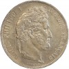 5 Francs Louis-Philippe Ier Tête Laurée Tranche En Relief