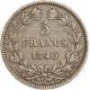 5 Francs Louis-Philippe Ier Tête Laurée Tranche en Relief