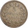 5 Francs Louis-Philippe Ier Tête Laurée Tranche en Relief