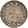 5 Francs Louis-Philippe Ier Tête Laurée Tranche En Relief