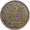 5 Francs Louis Philippe Ier Tête Laurée Tranche en Relief