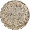 5 Francs Louis-Philippe Ier Tête Laurée Tranche en Relief