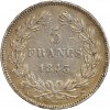 5 Francs Louis-Philippe Ier Tête Laurée Tranche En Relief