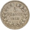 5 Francs Louis-Philippe Ier Tête Laurée Tranche en Relief