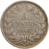 5 Francs Louis-Philippe Ier Tête Laurée Tranche En Relief