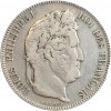 5 Francs Louis-Philippe Ier Tête Laurée Tranche En Relief