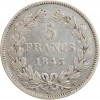 5 Francs Louis-Philippe Ier Tête Laurée Tranche En Relief
