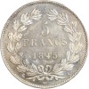 5 Francs Louis-Philippe Ier Tête Laurée le I plus éloigné - Tranche en Relief
