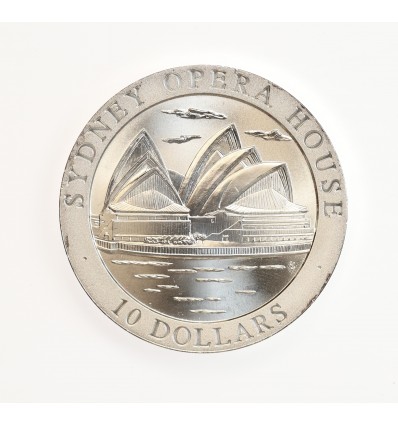 10 Dollars Elisabeth II - Australie Argent