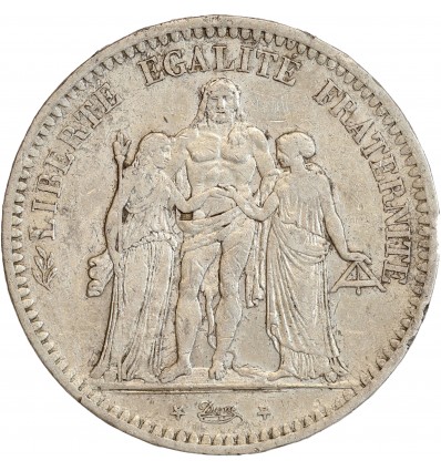 5 Francs Hercule Deuxième République