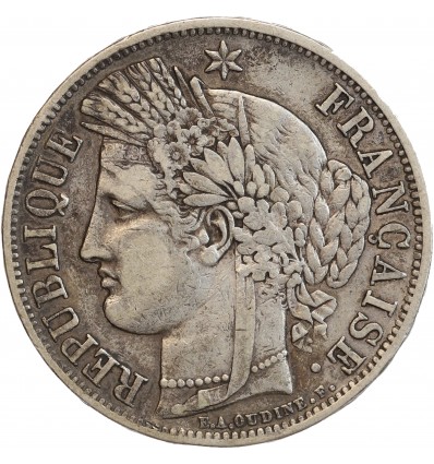 5 Francs Cérès Deuxième République