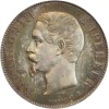 5 Francs Napoléon III Tête Nue Epreuve en Argent Tranche Lisse