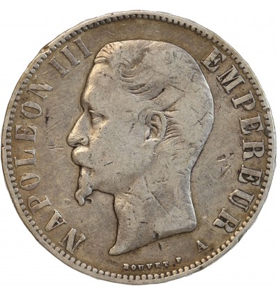 5 Francs Napoléon III Tête Nue Second Empire