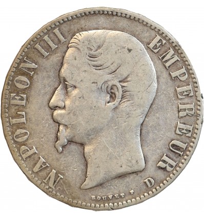 5 Francs Napoléon III Tête Nue Second Empire