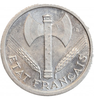 2 Francs Bazor Aluminium Etat Français