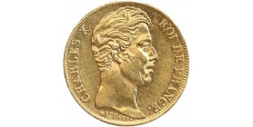 20 Francs Charles X Matrice du Revers à Cinq Feuilles