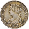 40 Réales Isabelle II Faux en Platine pour servir - Espagne Argent