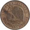 2 Centimes Napoléon III Tête Laurée