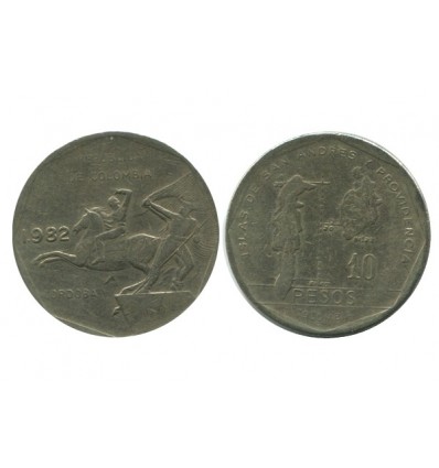 10 Pesos Colombie