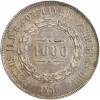 1000 Reis Pierre II - Brésil Argent