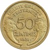 50 Centimes Morlon Bronze Aluminium Variété avec Raisin et avec Fruit