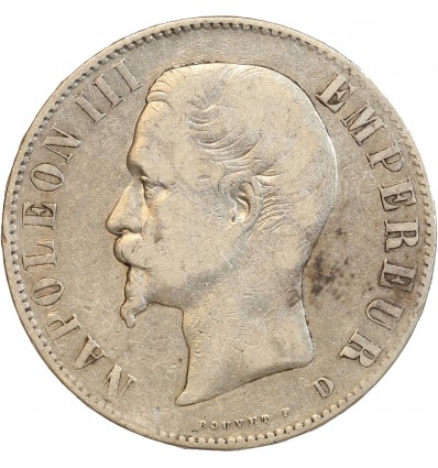 5 Francs Napoléon III Tête Nue Second Empire