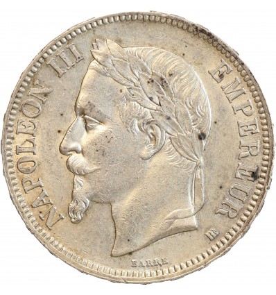 5 Francs Napoléon III Tête Laurée Second Empire