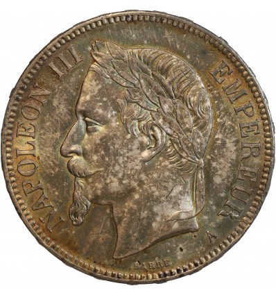 5 Francs Napoléon III Tête Laurée Second Empire