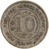 10 Cents Georges V - Malaisie