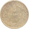 5 Francs Louis-Philippe Ier Tête Nue Tranche En Creux