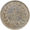 5 Francs Cérès Sans Légende