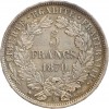 5 Francs Cérès Avec Légende