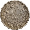 5 Francs Cérès Avec Légende